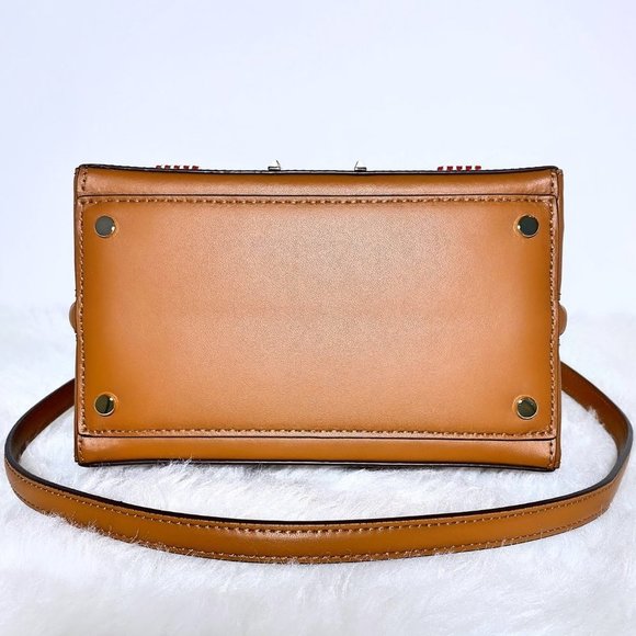 Kate Spade Gingerbread House Handbag & Gingerbread Man Keychain Charm NWT - Picture 9 of 15